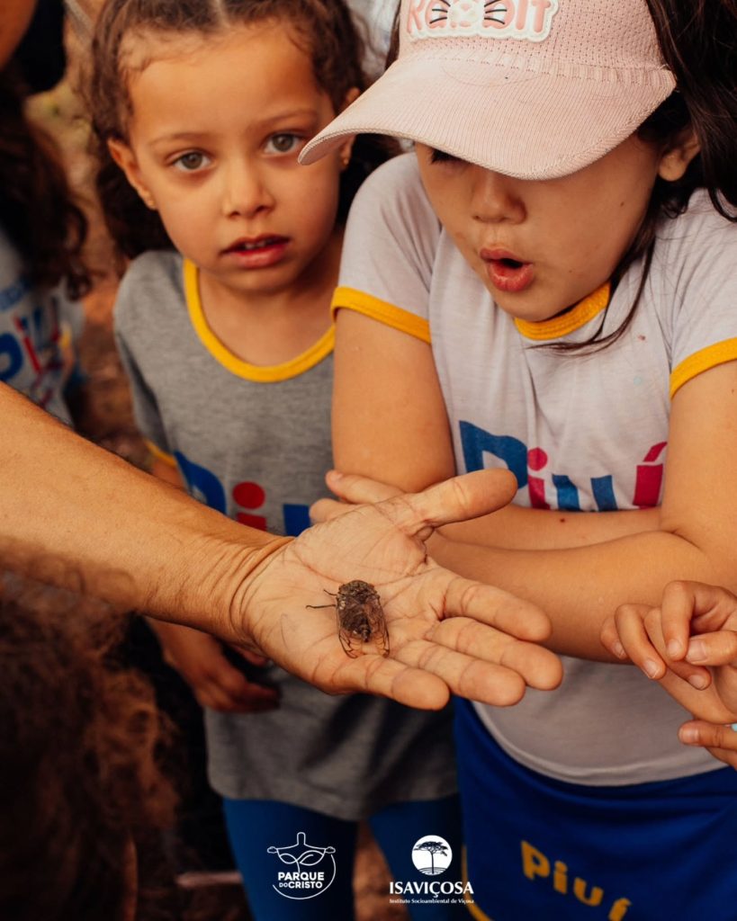 Parque do Cristo recebe visita do Centro de Educação Infantil Piuí