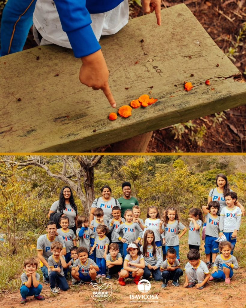 Parque do Cristo recebe visita do Centro de Educação Infantil Piuí