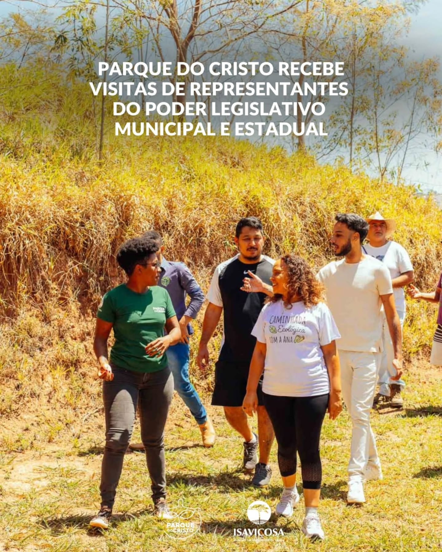 Parque do Cristo recebe visitas de representantes do poder legislativo municipal e estadual