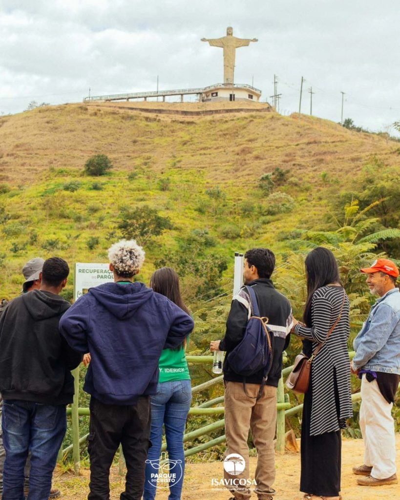 Participantes da Troca de Saberes/UFV visitam o Parque do Cristo