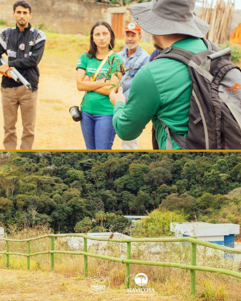 Participantes da Troca de Saberes/UFV visitam o Parque do Cristo