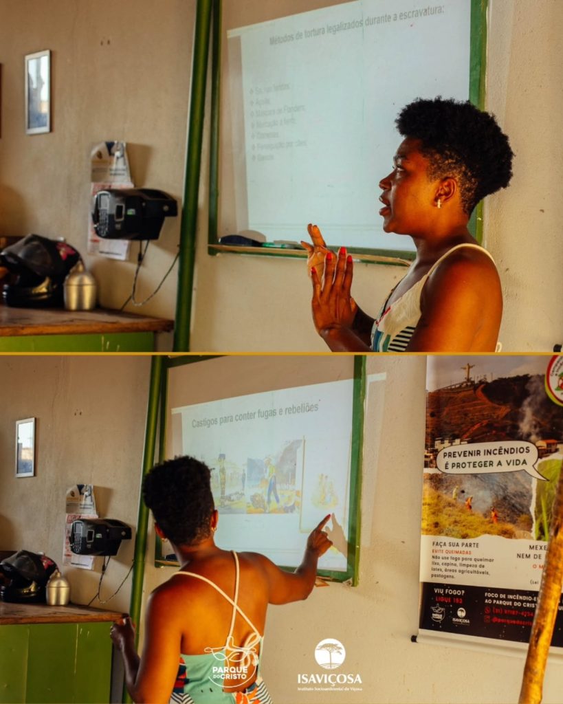 Programa de Educação Ambiental promove mais uma palestra antirracista para a equipe do Parque do Cristo