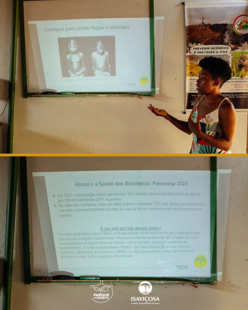 Programa de Educação Ambiental promove mais uma palestra antirracista para a equipe do Parque do Cristo