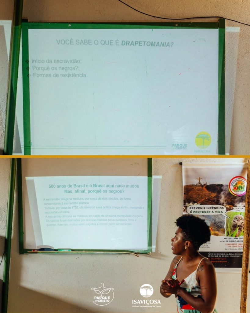 Programa de Educação Ambiental promove mais uma palestra antirracista para a equipe do Parque do Cristo