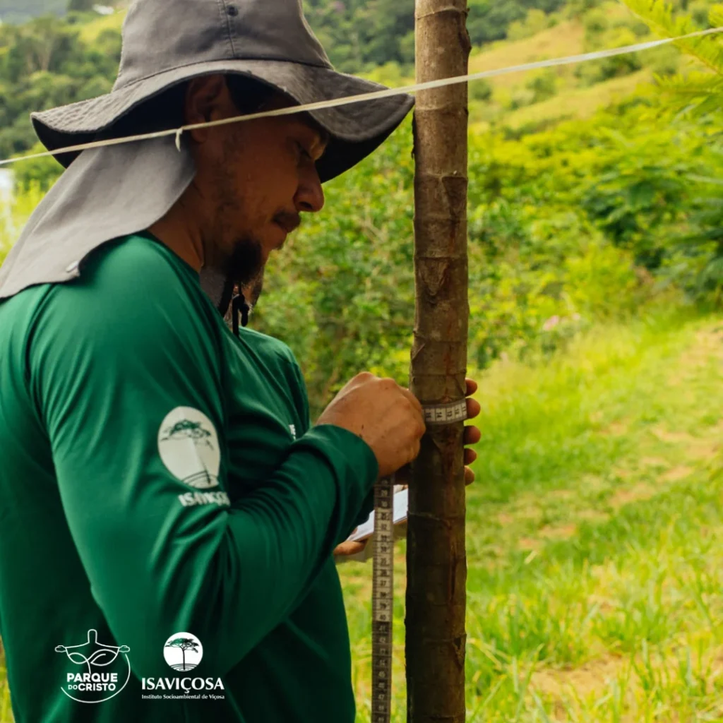 Programa de Recuperação Ambiental realiza monitoramento da vegetação no Parque do Cristo