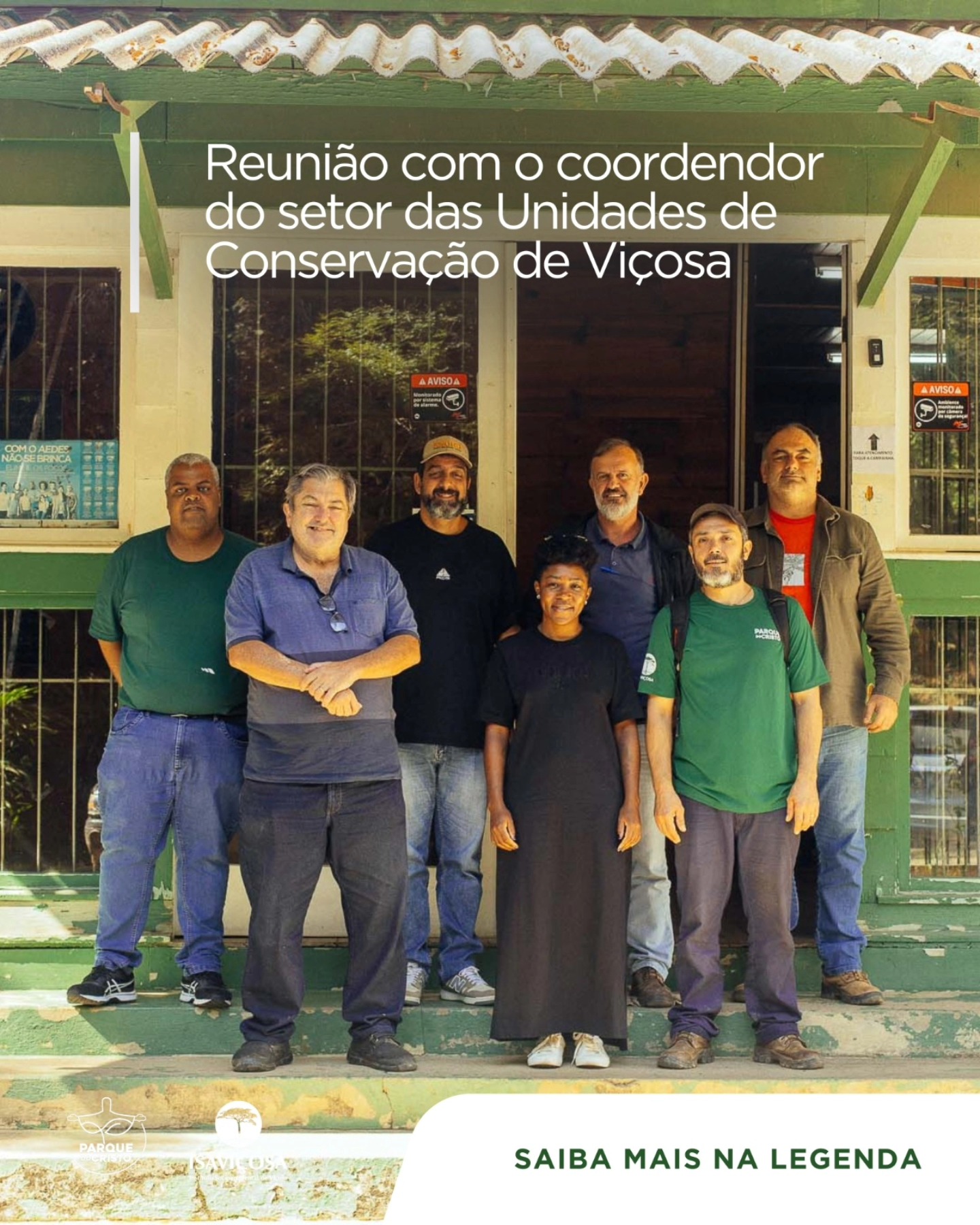 Reunião com o coordenador do setor Unidades de Conservação de Viçosa