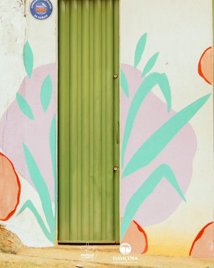 Sede administrativa do Parque ganha pintura artística