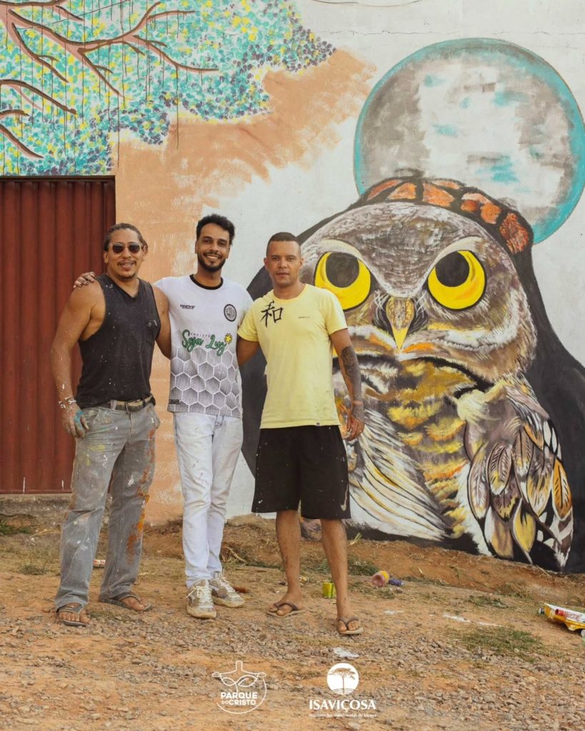Sede administrativa do Parque ganha pintura artística